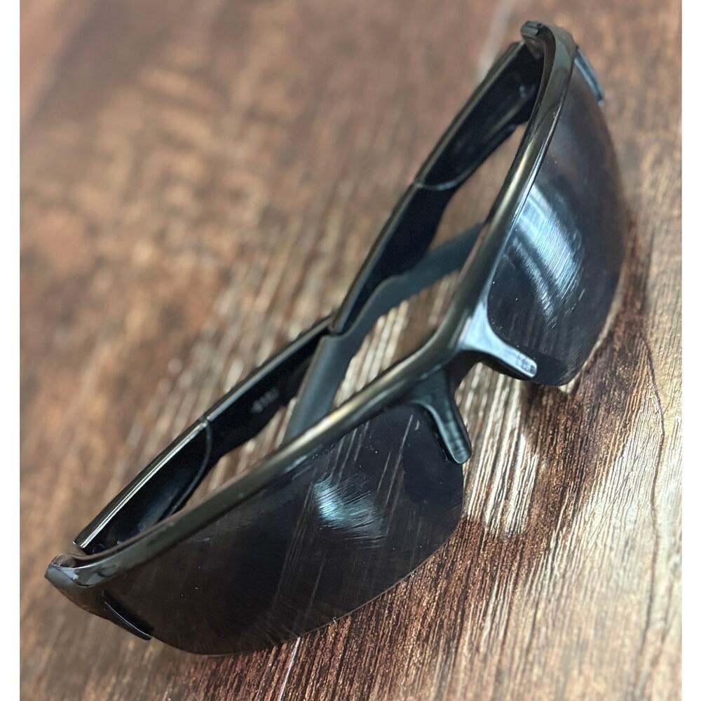 Oakley Radarlock Pitch Sunglasses Black Shield Wrap Sport Frame OO9182 Men's